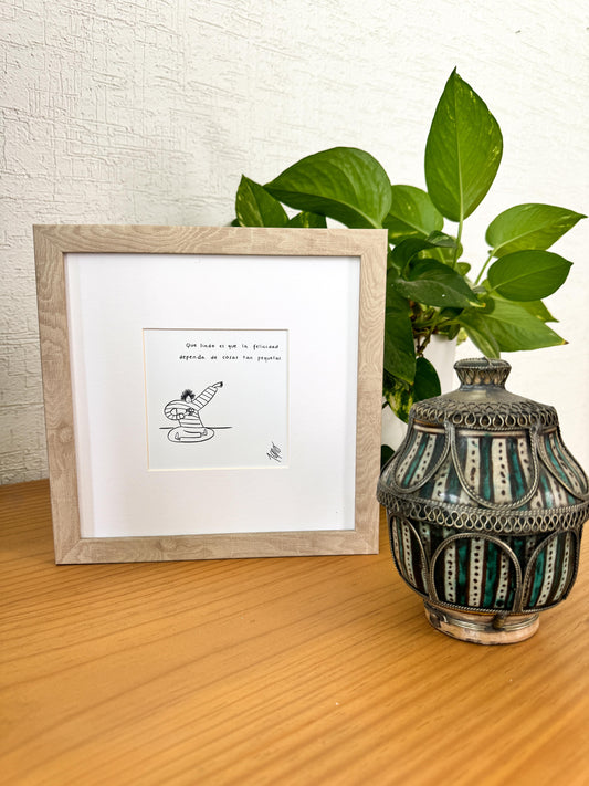 Que lindo es que la felicidad dependa de cosas tan pequeñas