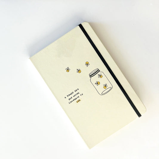 Libreta grande Comparte tu luz - Libreta | con un poco de miel