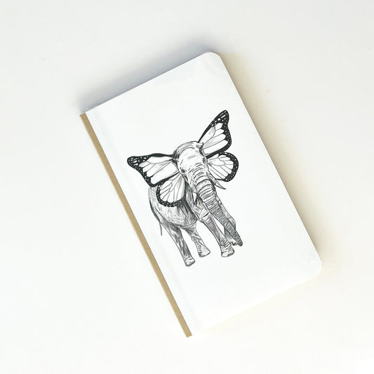 Libreta chica Elefante mariposa - Libreta | con un poco de miel