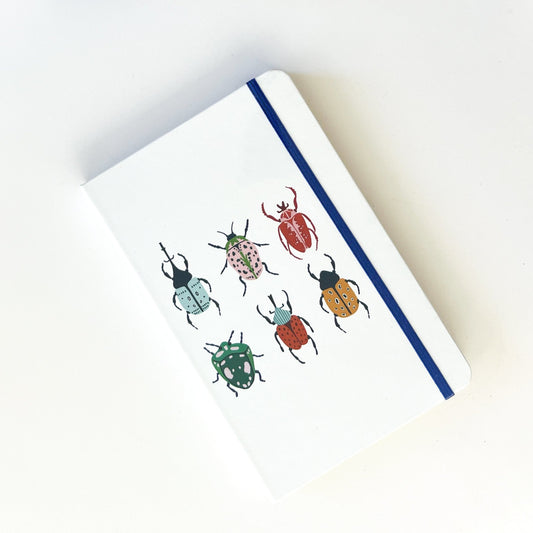 Libreta grande Bichos de colores azul - Libreta | con un poco de miel