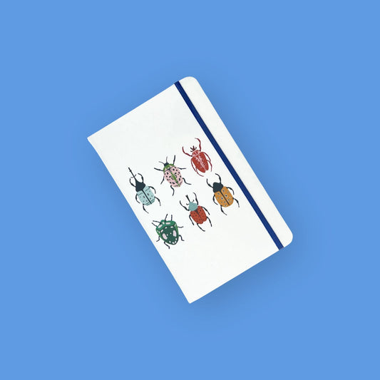 Libreta grande Bichos de colores azul - Libreta | con un poco de miel